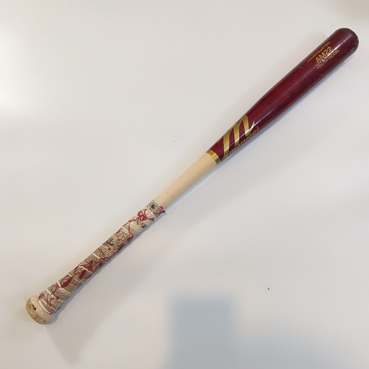 Marucci AM22 Youth Maple Wood Baseball Bat 30 25oz Handcrafted Red