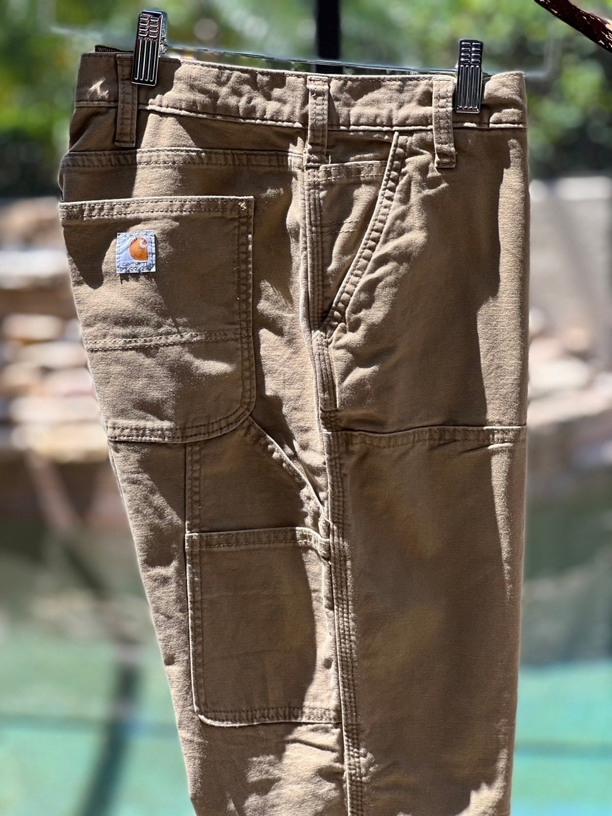 CARHARTT WOMEN’S CRAWFORD DOUBLE FRONT RUUGED FLEX SLIM FIT PANTS (SIZE 16)