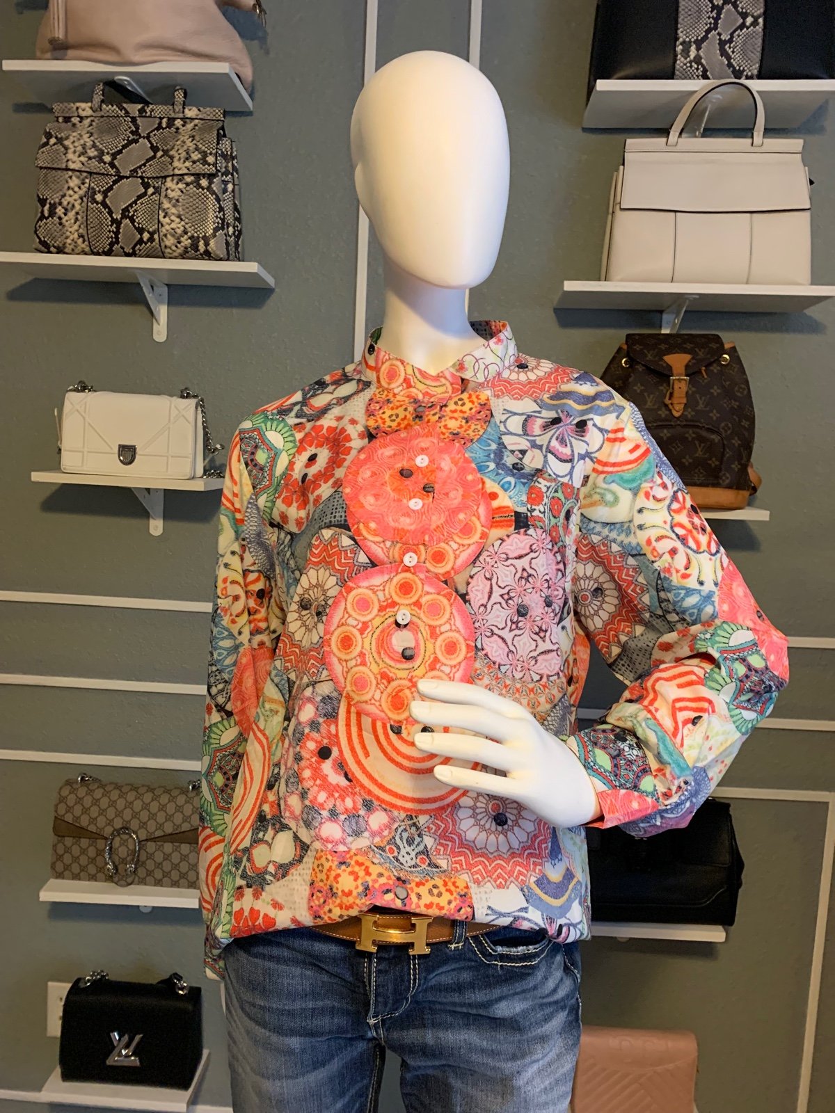 Vintage floral blouse