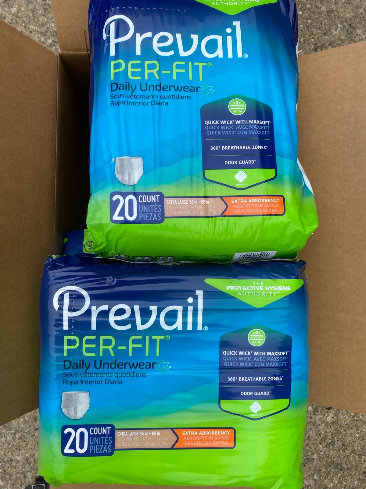 Prevail Per-Fit Daily Underwear 4 pack