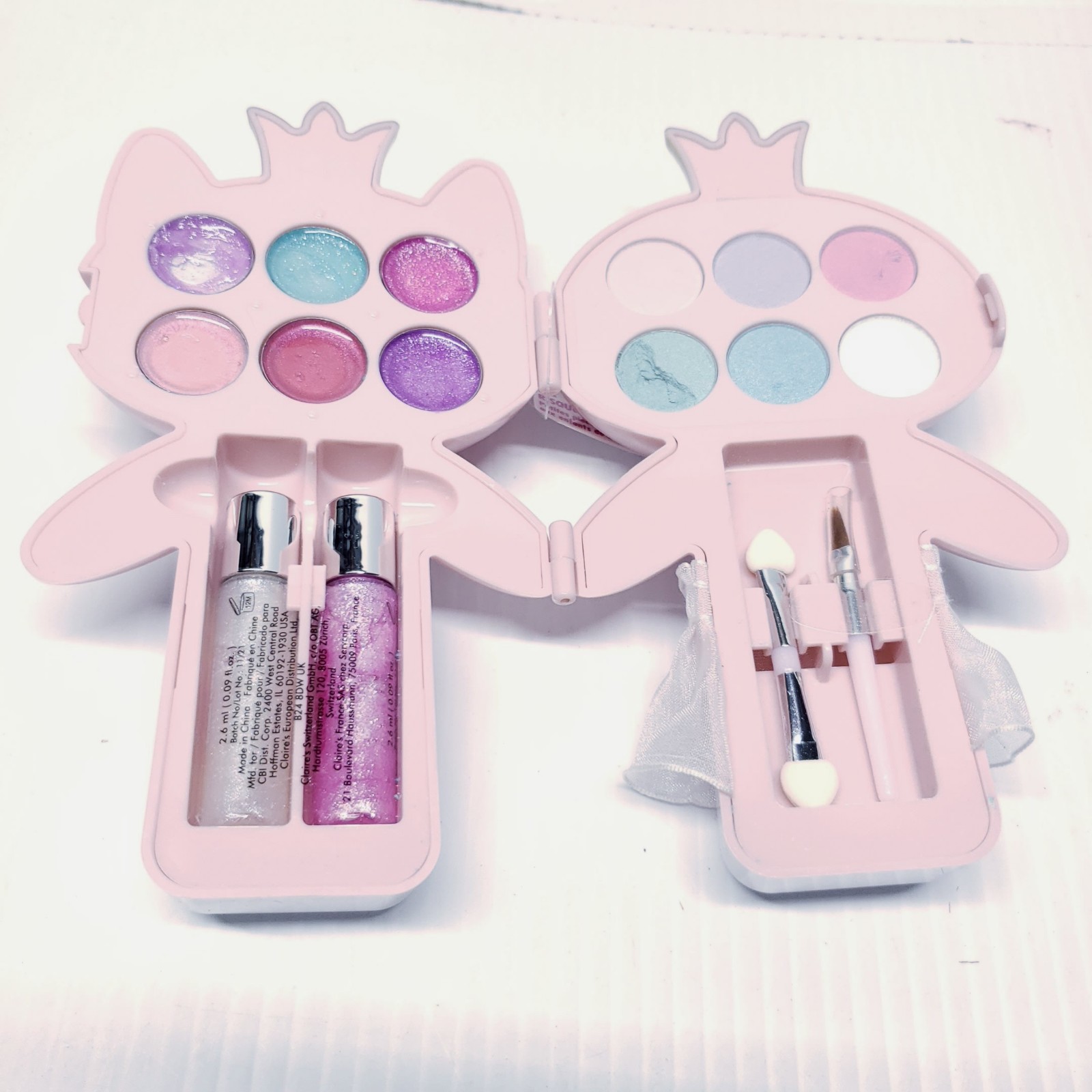 Pink Cat Ballerina Claire's Club Makeup Set for Girls Kids Pink Cat Ballerina Claire's Club Makeup Set for Girls Kids