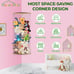Stuffed Animal Storage Plush Toy Organizer Kid Shelves Soft Toy.