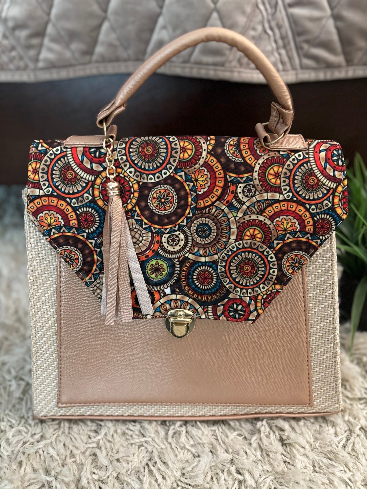 Vintage 60’s Style Design Handbag
