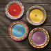16 Piece Dinnerware Set, Vibrant Assorted Patterns