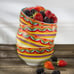 16 Piece Dinnerware Set, Vibrant Assorted Patterns