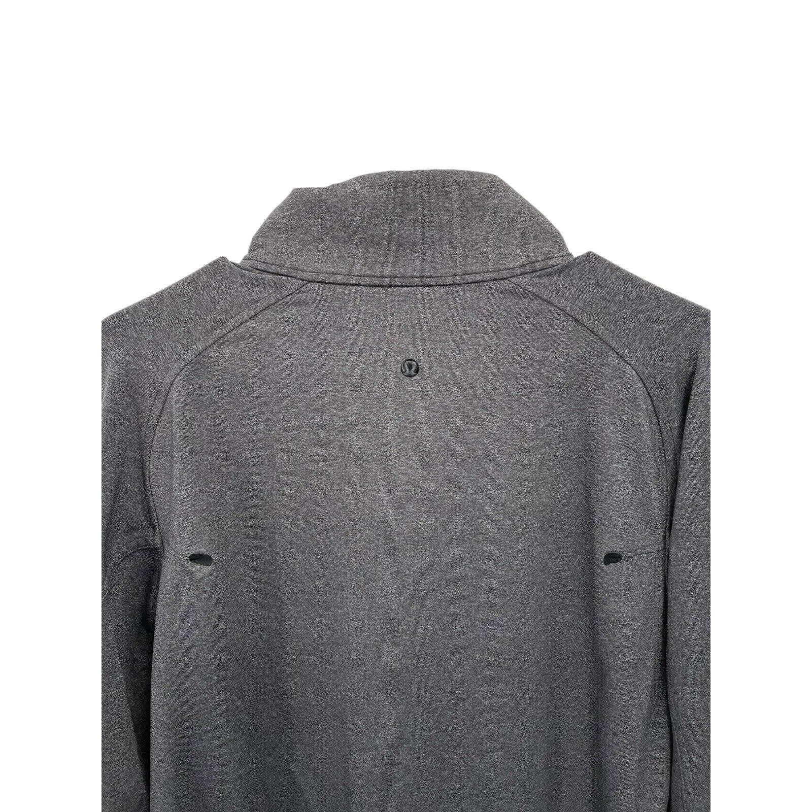 堅実な究極の Jacket Tech City Lululemon Full XL Size Blue Gray Heather Zip ウォーキング・ランニングウェア