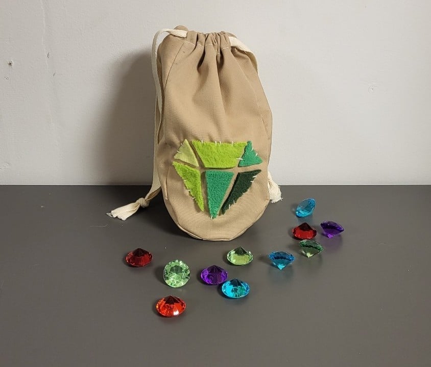 Spyro the dragon trinket bag MADE TO ORDER