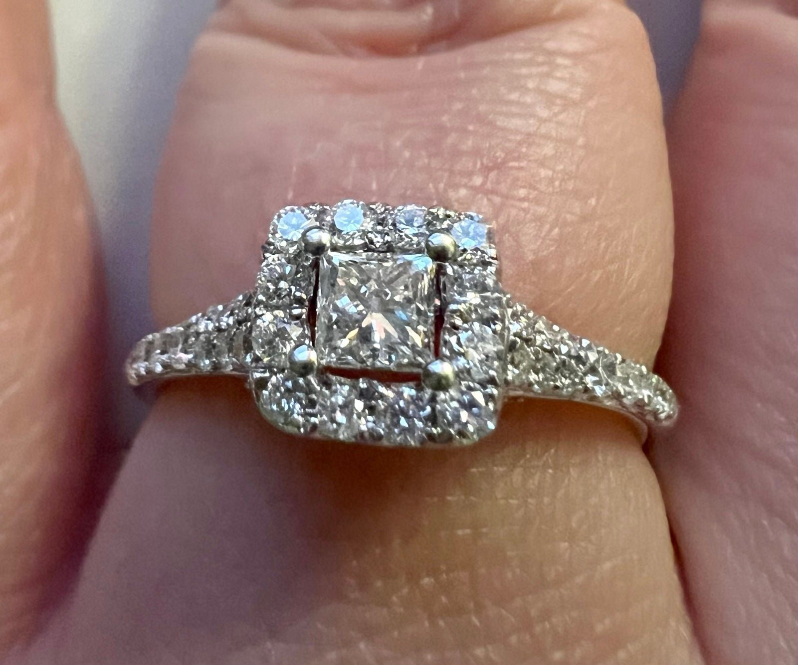 Disney Enchanted Tinker Bell 3/4 CT. T.W. Princess-Cut Diamond Ring