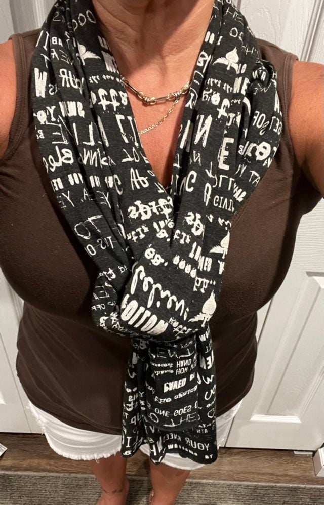 Bon jovi lyric scarf
