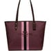 COACH Horse and Carriage Jacquard Tote Oxblood/Gold, NWT
