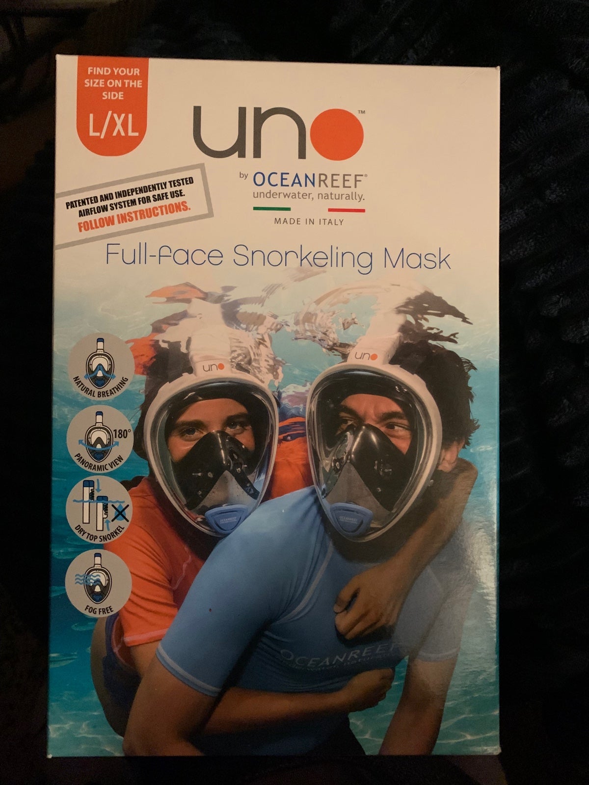 Large/X-LARGE UNO ocean reef snorkel