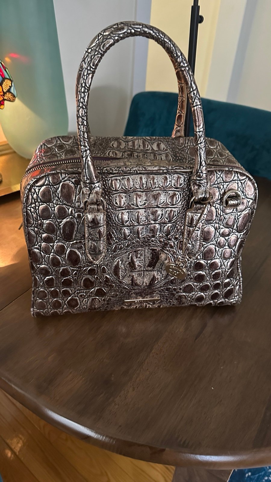 BRAHMIN Marissa bronze nebula Melbourne Leather new sample