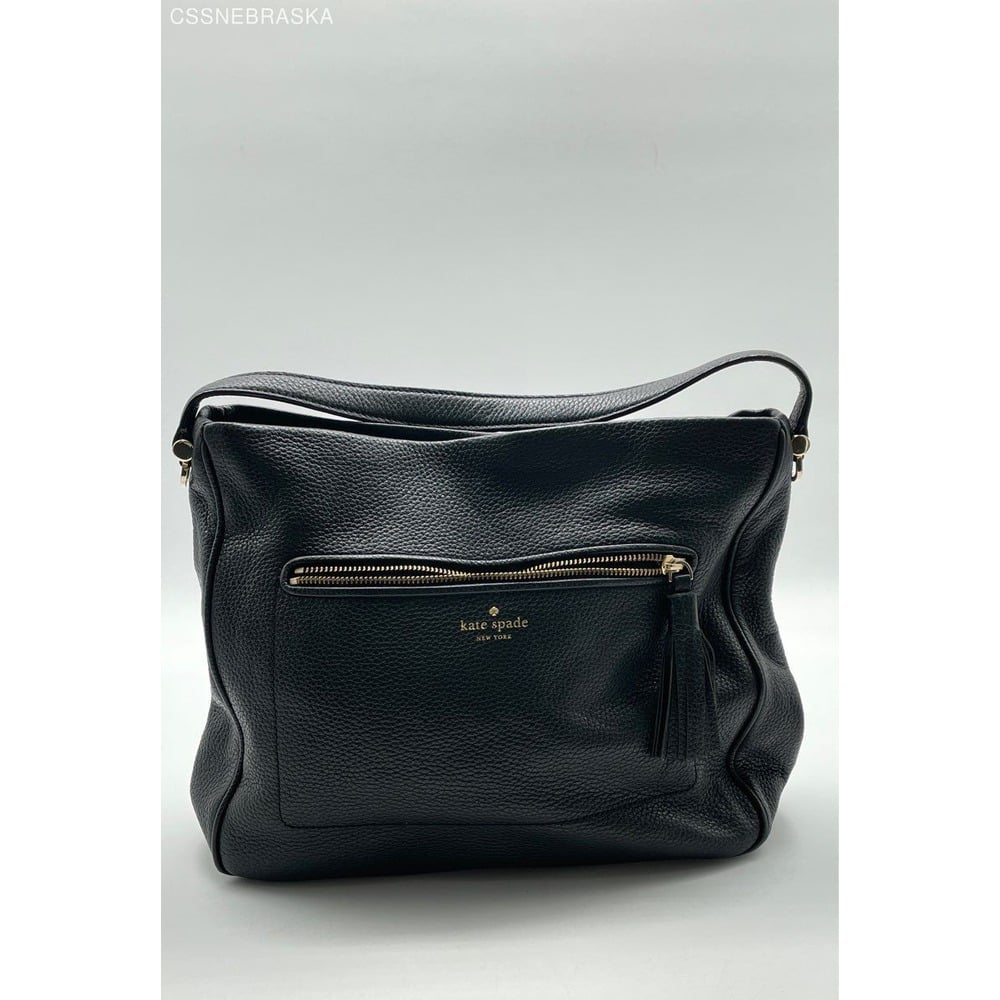 Kate Spade New York Black Womens' Michaela Chester Street Crossbody Leather Bag