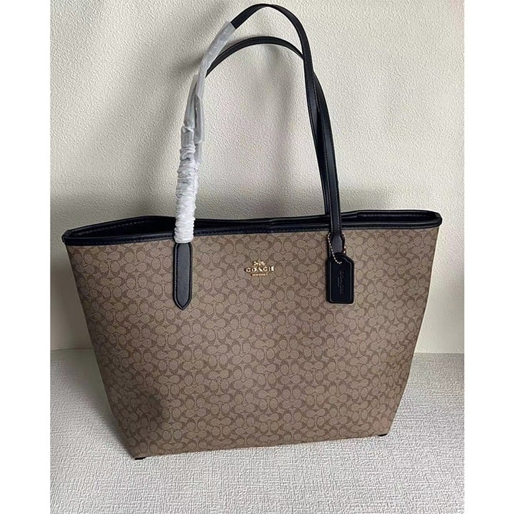 City Tote In Signature Canvas