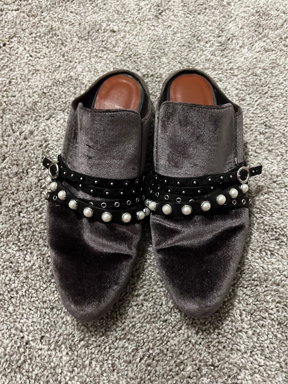 3.1 Philip Lim Kyoto Velvet Mules