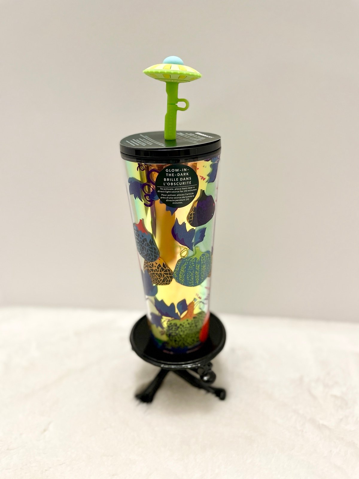 Starbucks Halloween 2024 UFO Glow in the Dark Venti 30oz Tumbler w/UFO Stopper