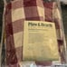 Plow & Hearth Buffalo Check Rod-Pocket Cotton Curtains, 72 L Pair - burgandy