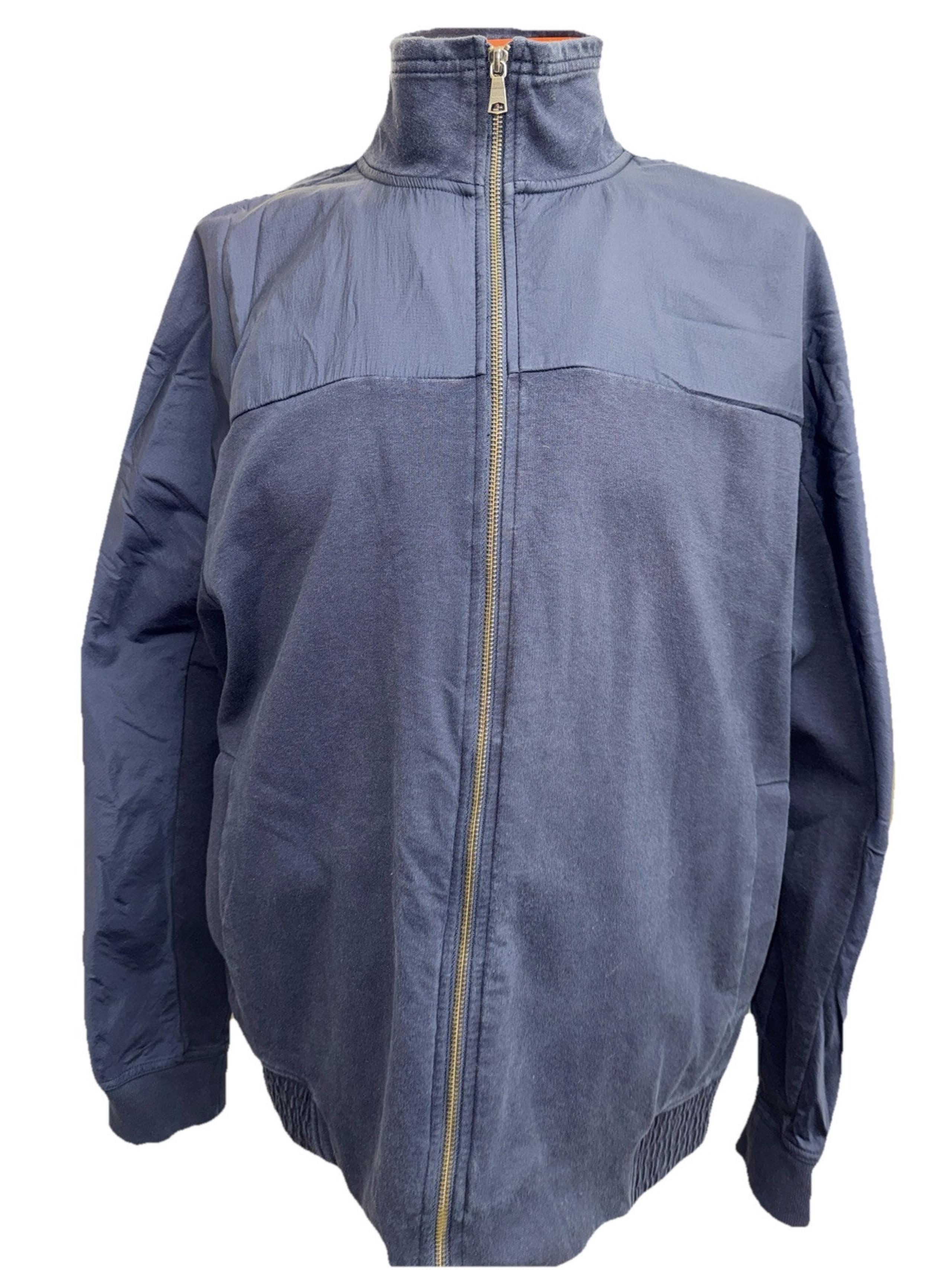 BANANA REPUBLIC Mens XL Knit Performance Jacket Full Zip Cotton Blend Stretch