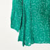 Show Me Your MuMu Mini Dress Wrap Beaded Sequined Holiday Party Green Small