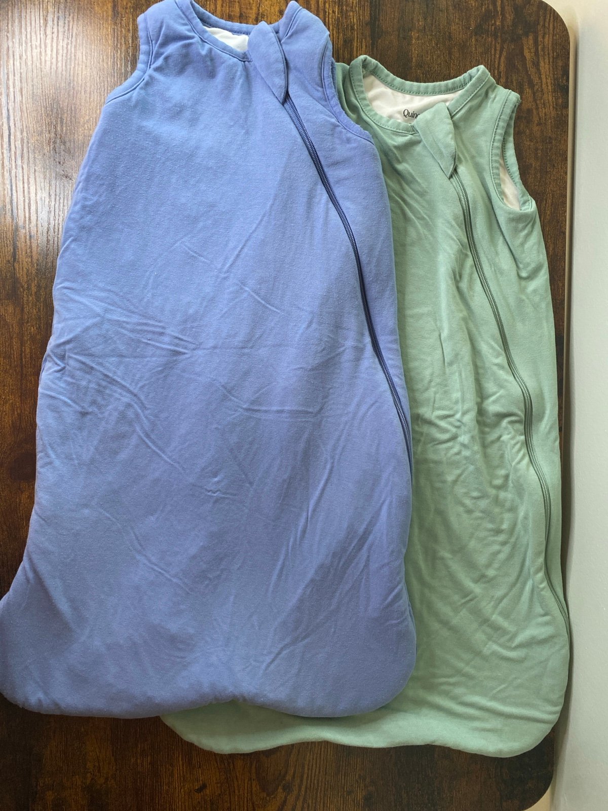 Quince Sleep Sacks Size XS Blue Green
