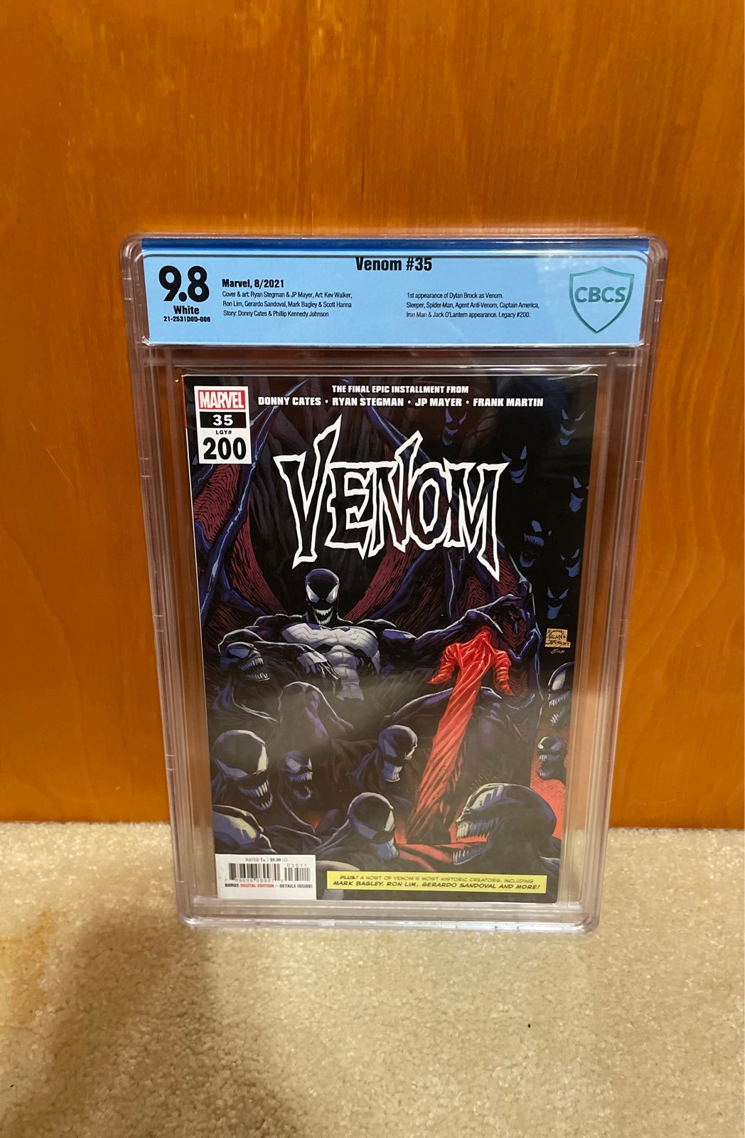 Venom 35 9.8 NM Slab *1st Dylan Brock Venom*