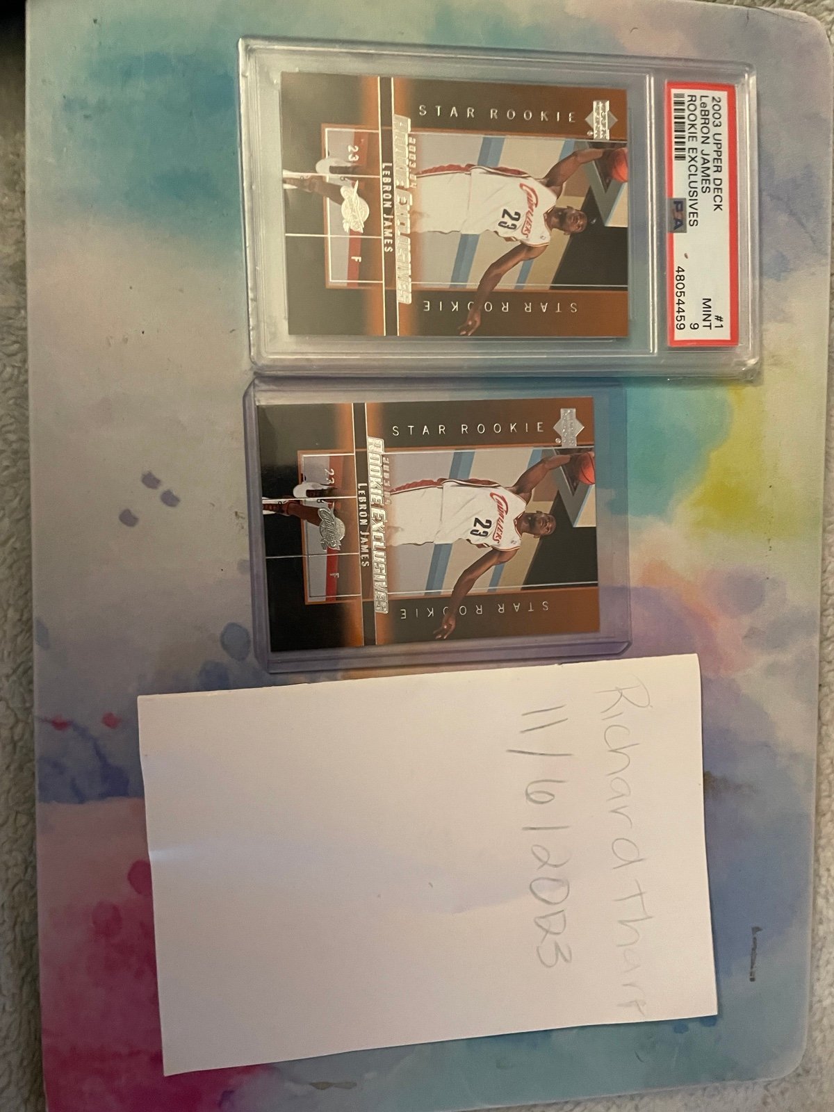 Lebron James rookie card lot