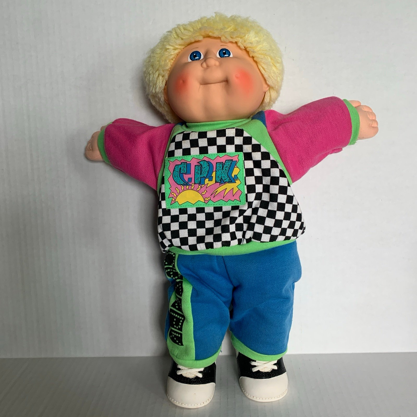 1989/1990 First Edition CABBAGE PATCH KIDS Boy w/ Blonde Hair & Blue Eye