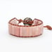 Rose Quartz Pink Handmade Healing Beads Natural Stone Women Men Bracelet Gift