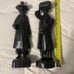 1940’s Korean wood carved couple