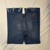 Pilcro and the Letterpress Women's 26 High Rise Flare Jeans Med Wash Distressed