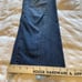 Pilcro and the Letterpress Women's 26 High Rise Flare Jeans Med Wash Distressed