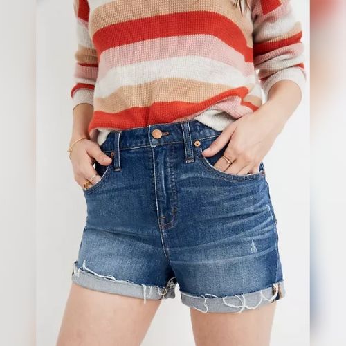 Madewell High Rise Denim Shorts