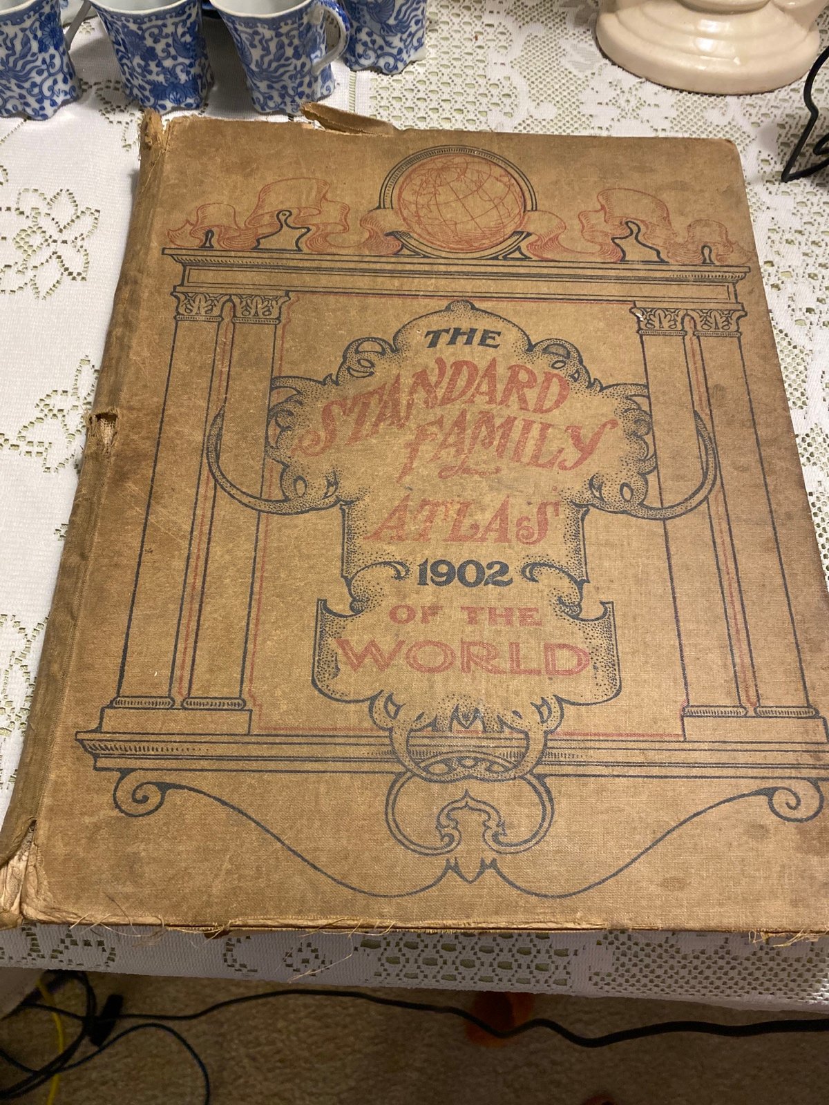 The STANDARD FAMILY ATLAS OF THE WORLD 1902