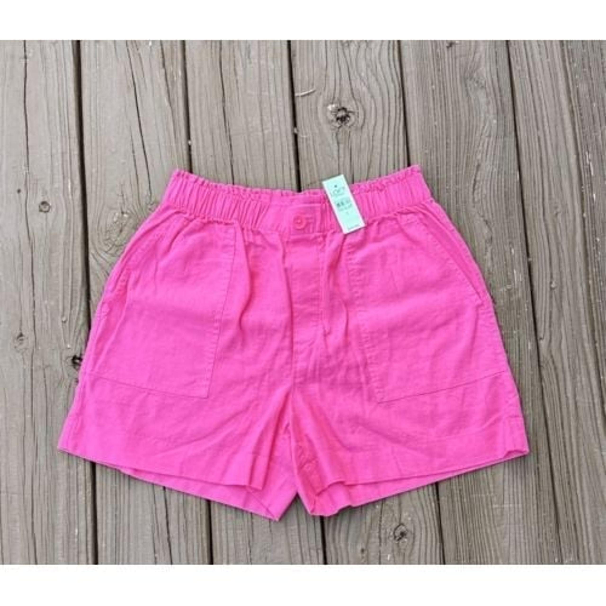 Ann Taylor Loft Women's Pink High Rise Linen Shorts Size  S NWT