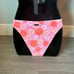 Triangl Pink floral velvet and bag set.