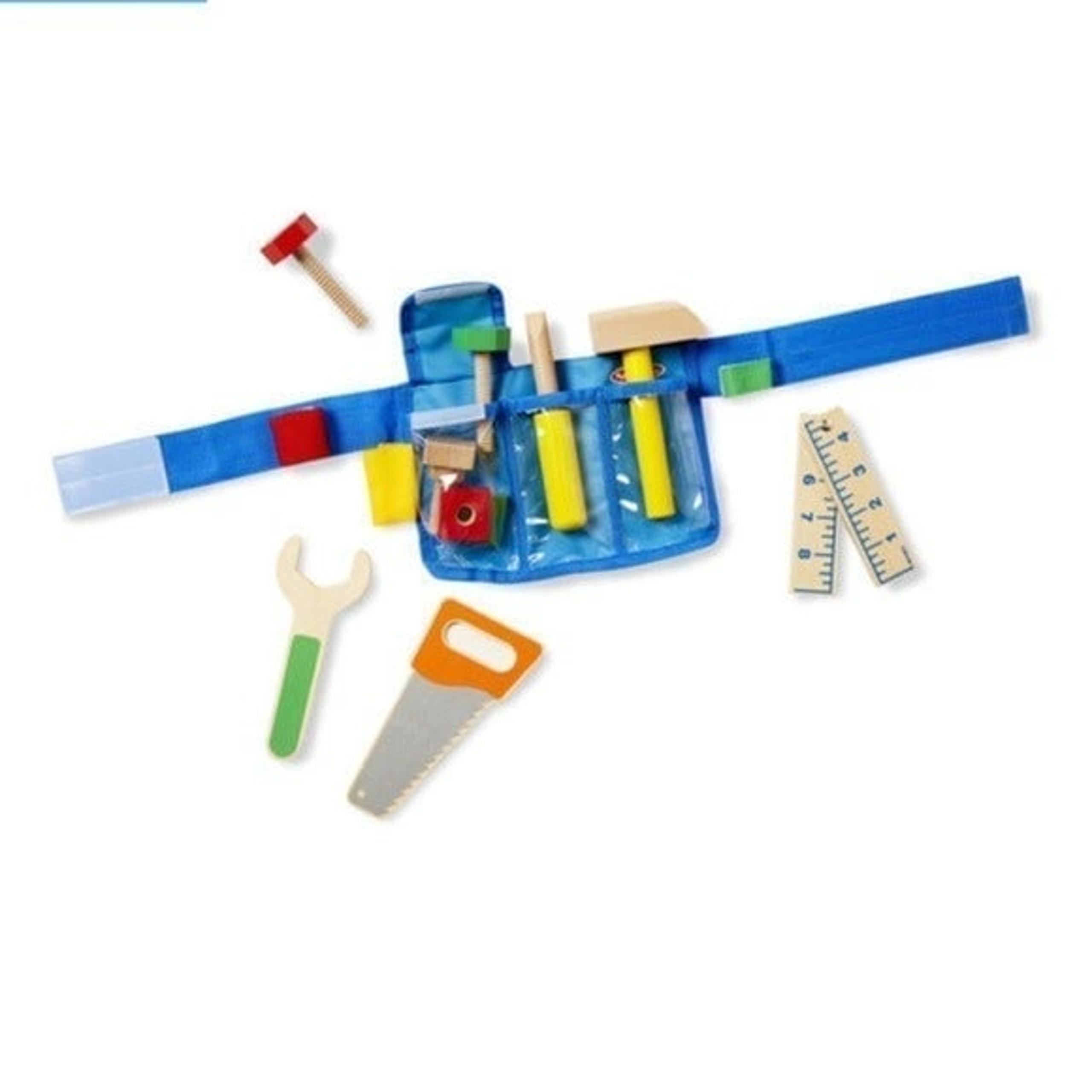 Melissa and Doug Tool Belt Set Kids Toys 14 Pieces Educational Preowned  *Bundle