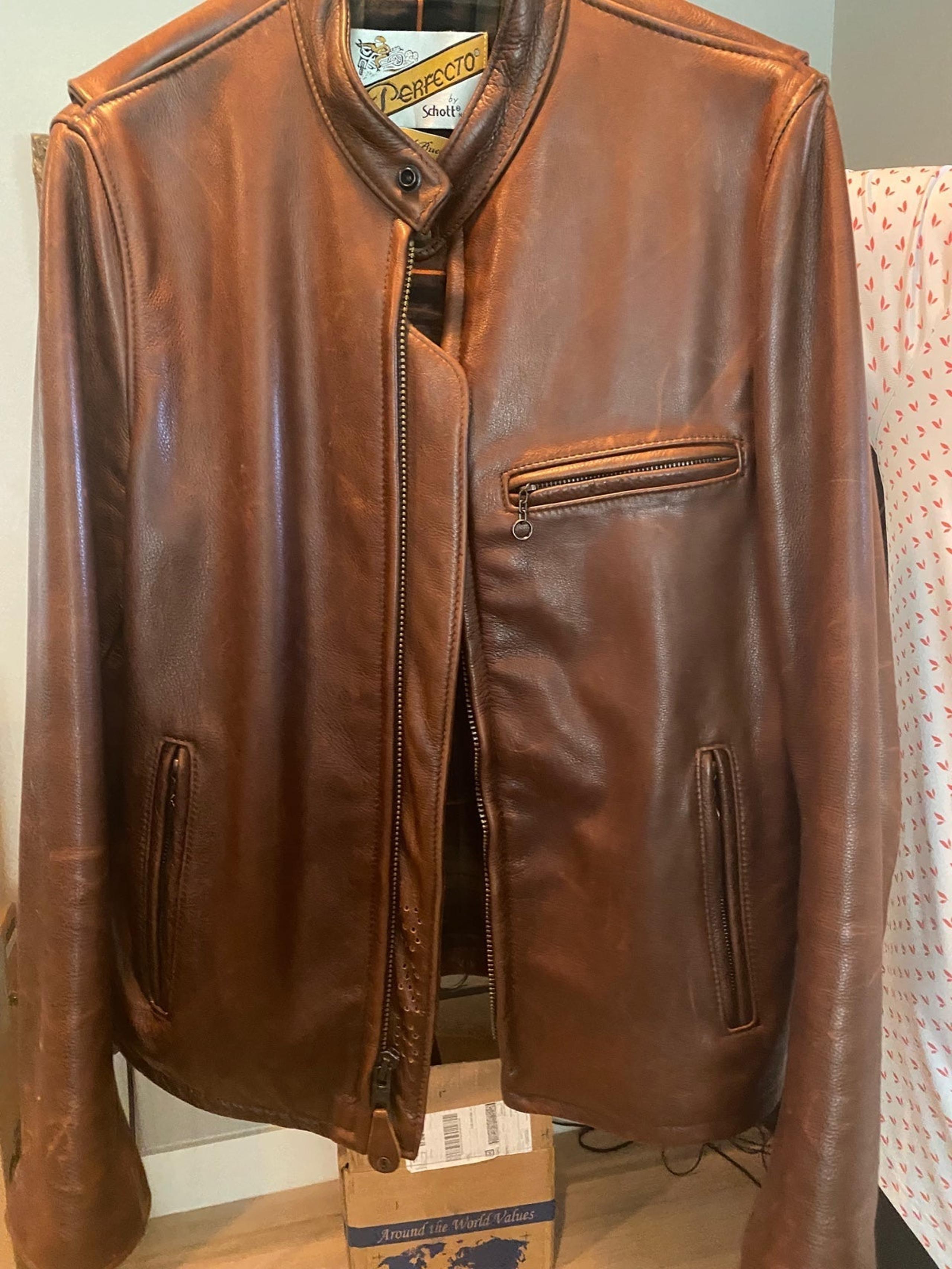 Schott NYC Men’s Leather Jacket