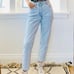 Vintage 90s 550 High Waist Super Light Wash Mom Jeans
