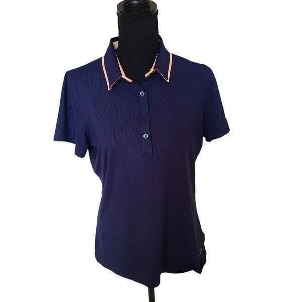 ANNIKA Cutter & Buck DryTec Womens Polo Golf Top Size L