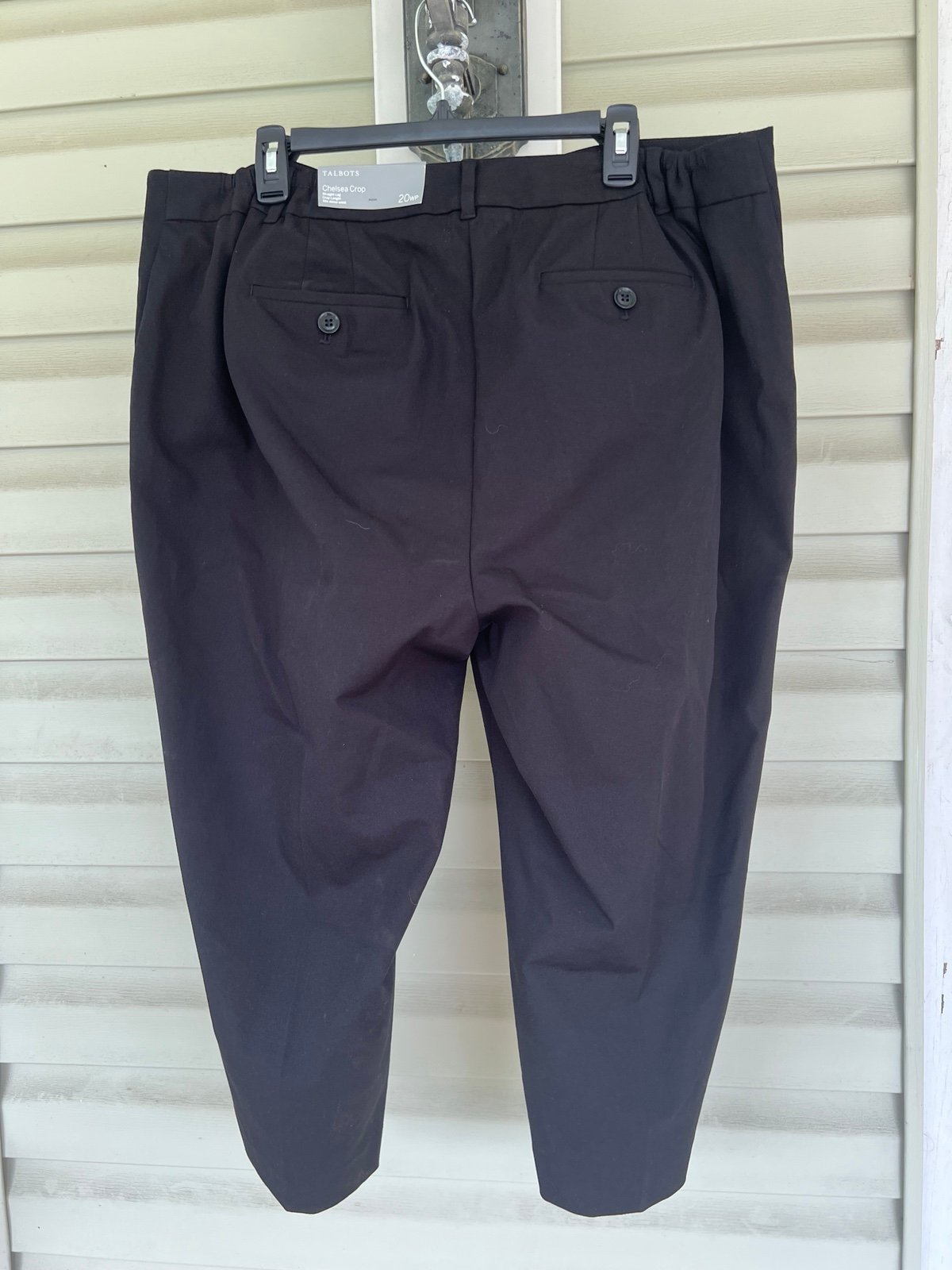 Talbots Womens Chelsea Crop Chino Pants 20WP Stretch Straight Leg Preppy NWT