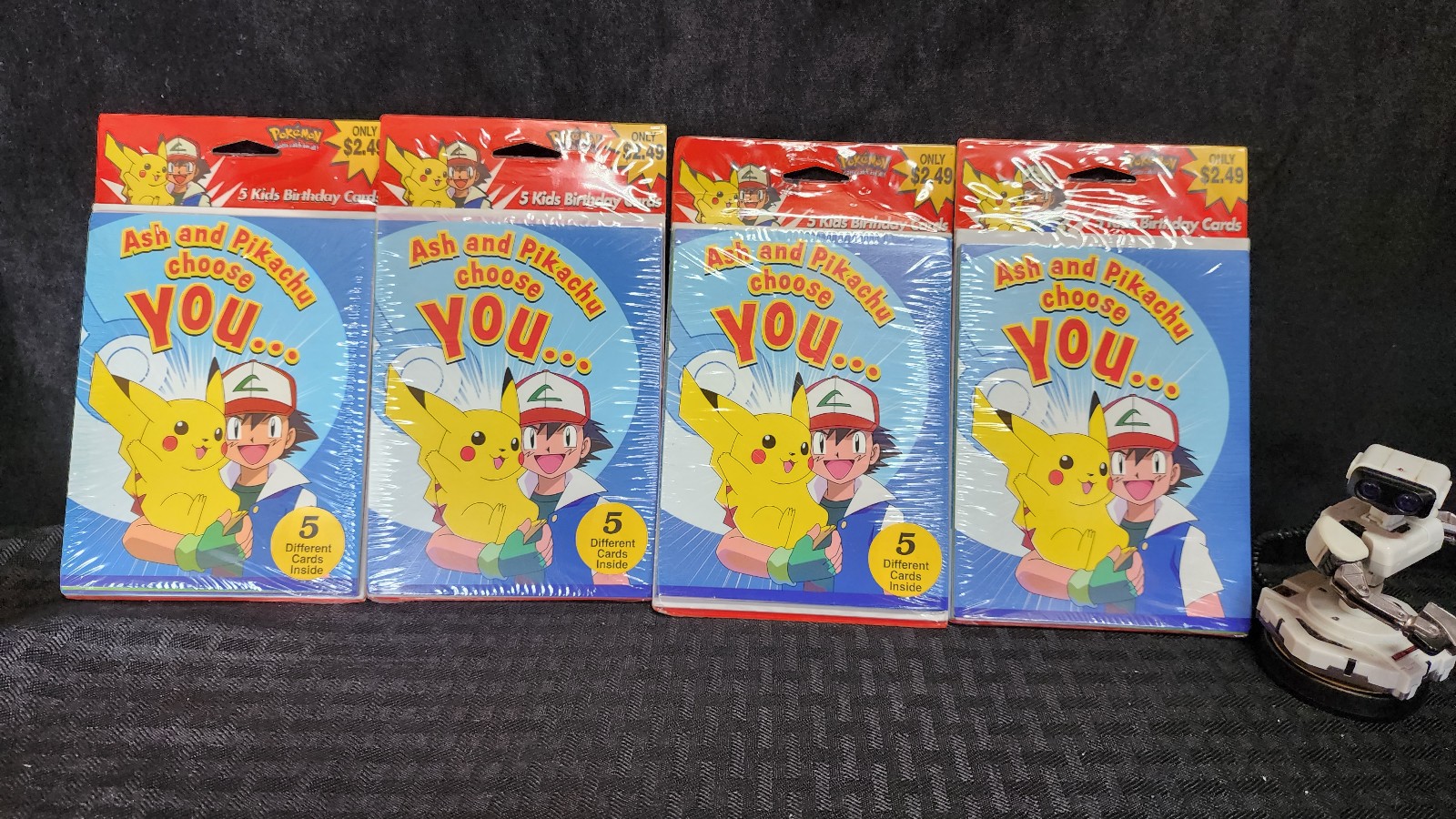 1998 Pokemon Gotta Catch'em Kids Birthday Cards