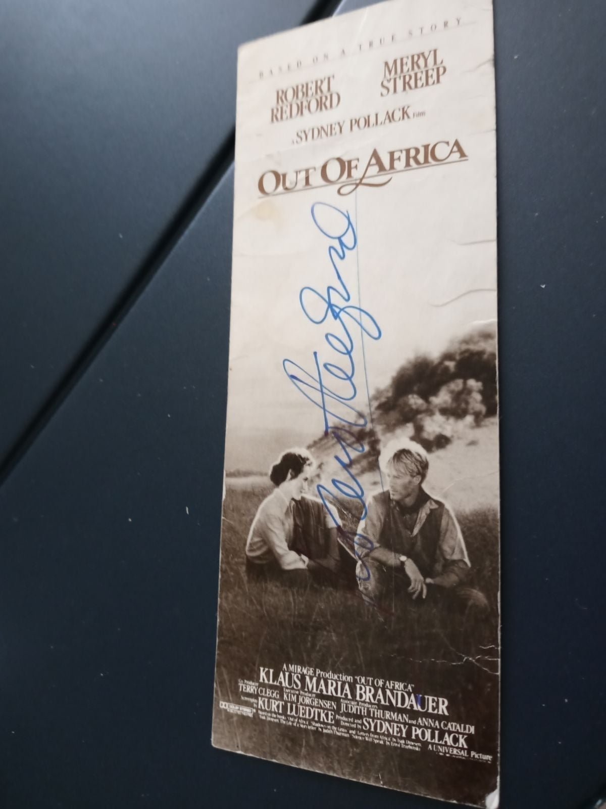 Robert Redford Signed Autograph