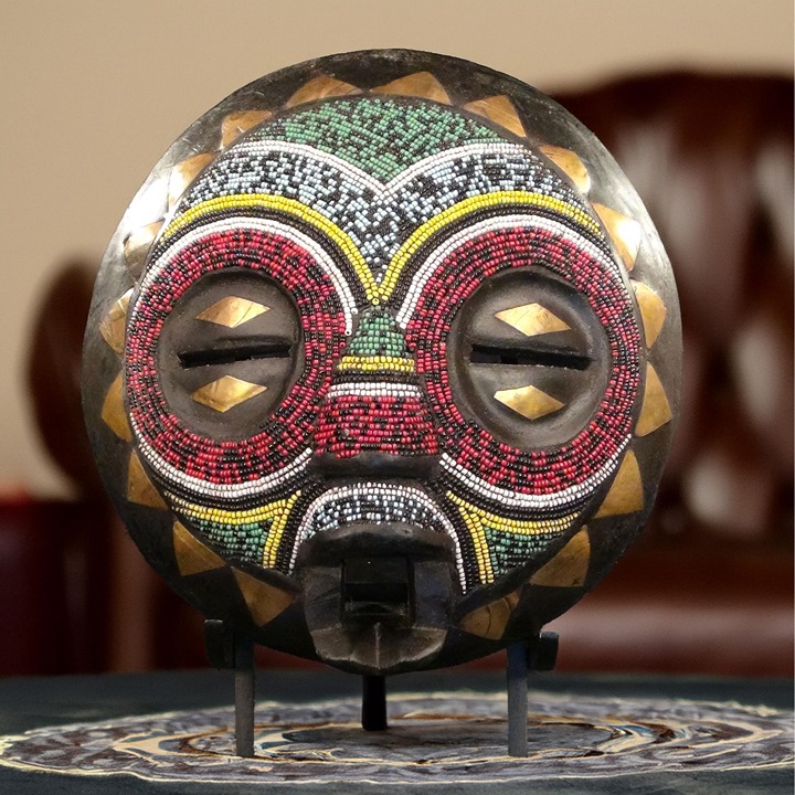 African Baluba Mask Gift Set 62 from Congo