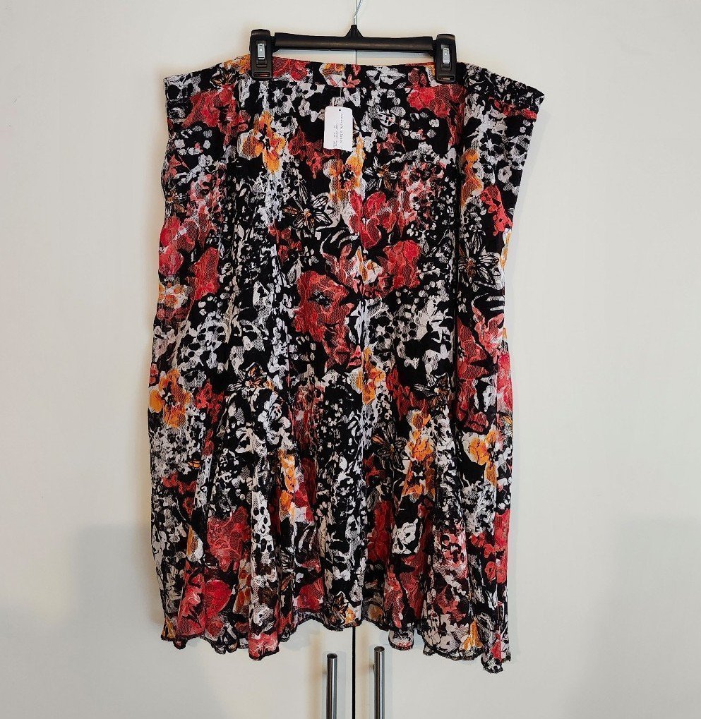 NEW WITH TAGS cj banks floral midi skirt