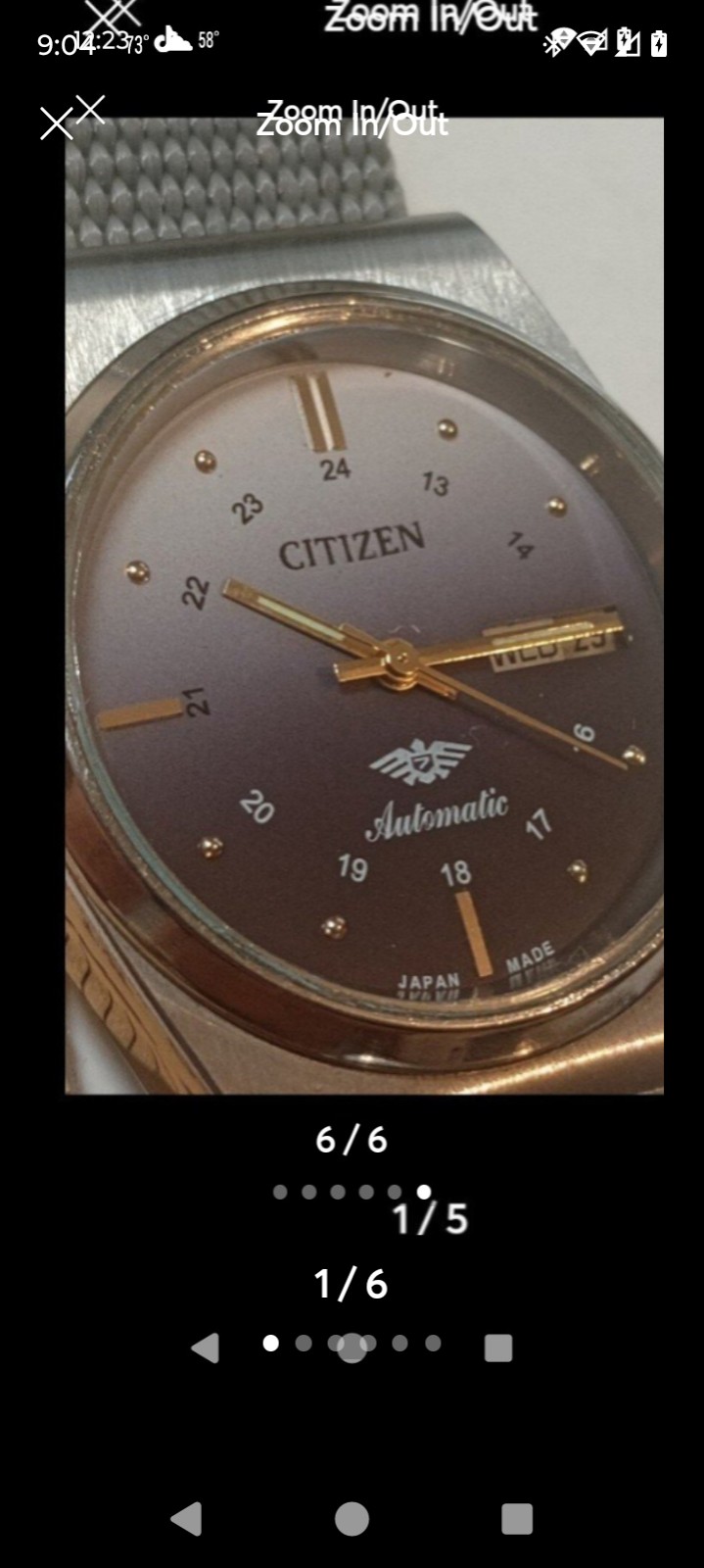 Vintage citizens baby blue automatic wrist watch, very beautiful serviced.