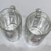 Preowned SPATEN .5 Liter Munchen Munich Beer Stein Mug Glass Spade Logo Set Of 2