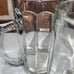 Preowned SPATEN .5 Liter Munchen Munich Beer Stein Mug Glass Spade Logo Set Of 2