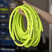 Air Hose, 1/2 in. x 25 ft, 3/8 in. MNPT Fittings, Heavy Duty, Lightweight - NEW