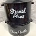 Vintage Speckled Enamel Double Steam Pot Clam Broth Corn Lobster Spigot w/Lid