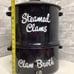 Vintage Speckled Enamel Double Steam Pot Clam Broth Corn Lobster Spigot w/Lid
